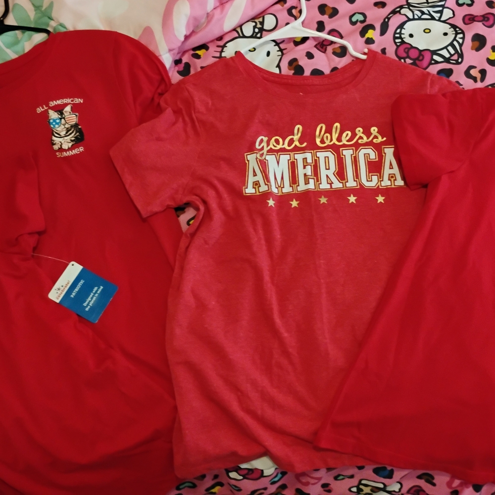 Red 'God Bless America' T-Shirt